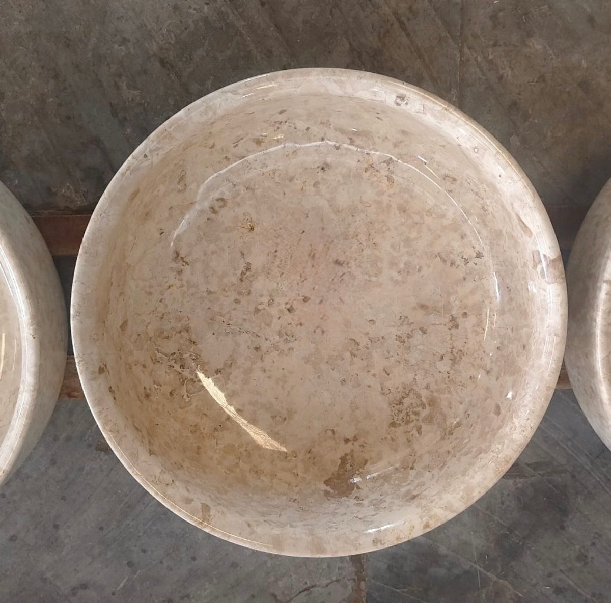 Round Vanity Marble Sink | Handmade Natural Stone Basin | Modern Hand Sink | Custom Marble Vanity | Vessel Sinks for Luxury Bathroom