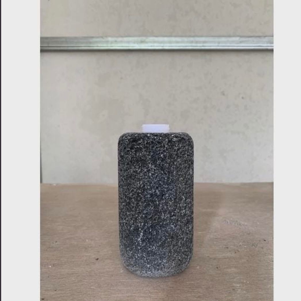 Handmade Natural Lava Stone Soap or Shampoo Dispenser – Rustic Eco Friendly Gift / Bathroom Accessories, Kitchen, or Vanity