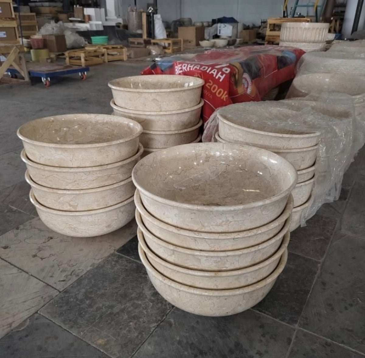 Round Vanity Marble Sink  Natural Stone Basin  Hand Sink  Custom Marble Vanity  Vessel Sinks for Modern & Luxury Bathroom