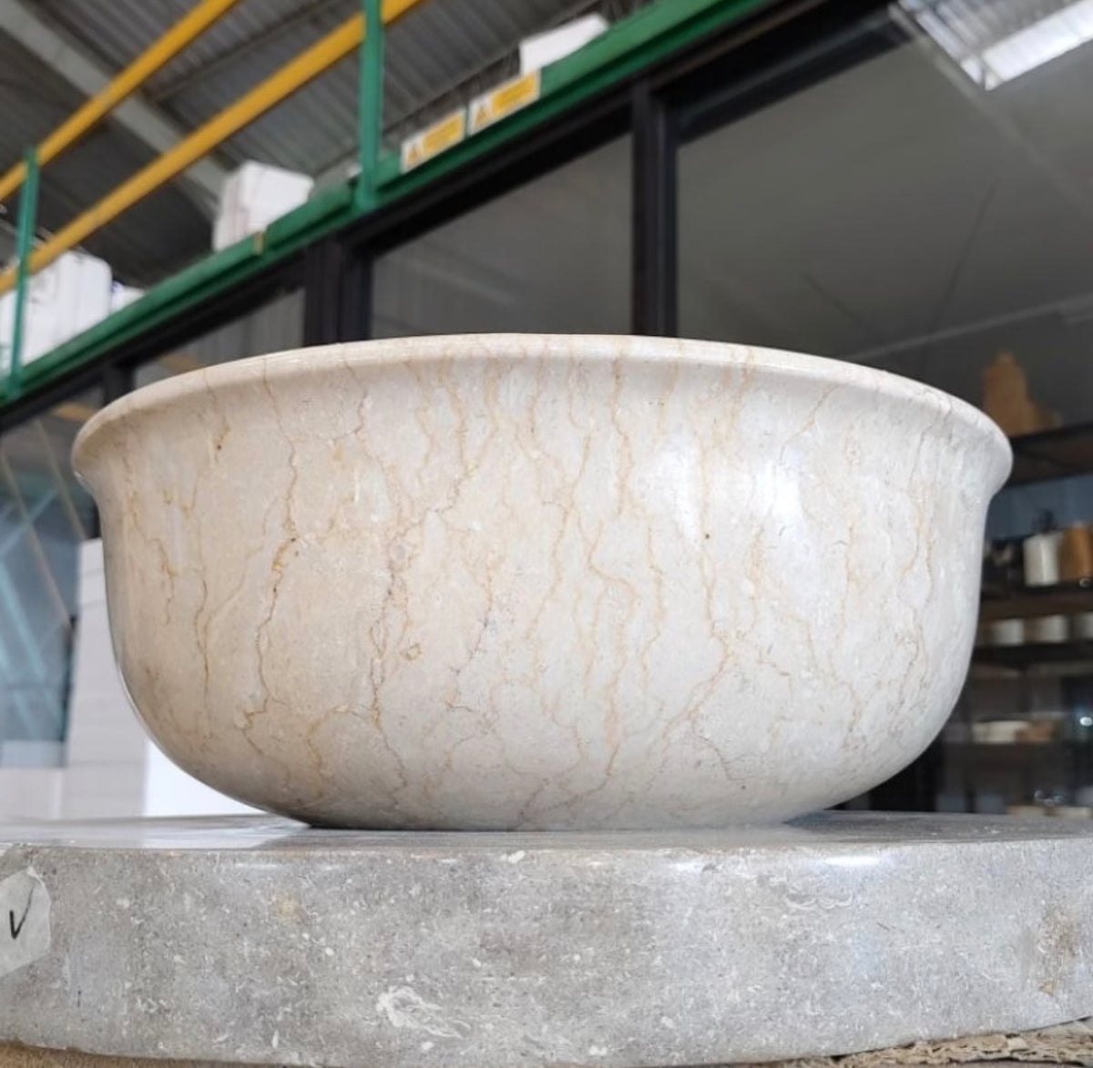 Round Vanity Marble Sink  Natural Stone Basin  Hand Sink  Custom Marble Vanity  Vessel Sinks for Modern & Luxury Bathroom